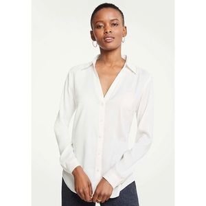 Ann Taylor Button Down Blouse | Small Petite